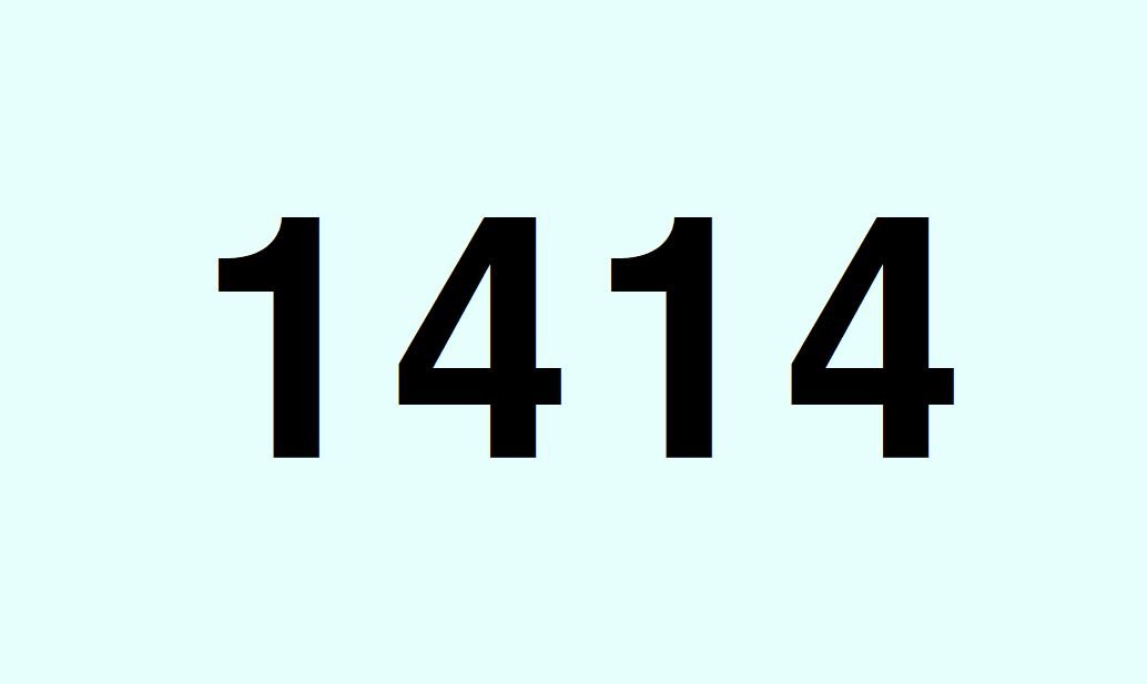 Betekenis 1414