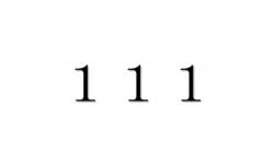111 Betekenis