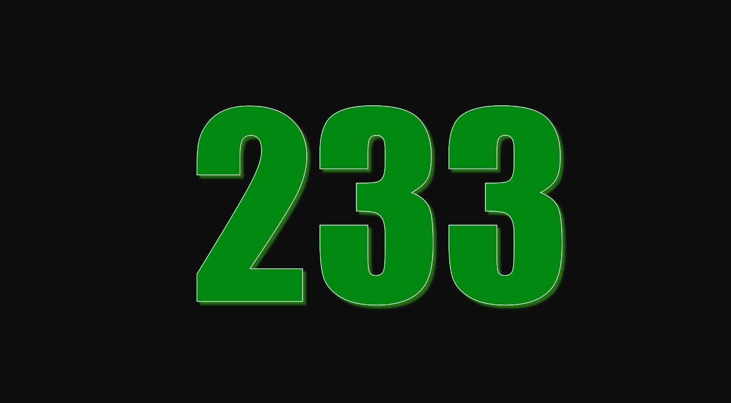 Numerologie 233