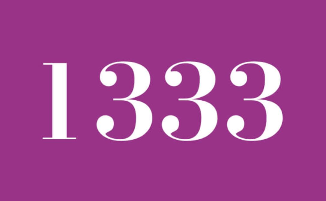 Numerologie 1333