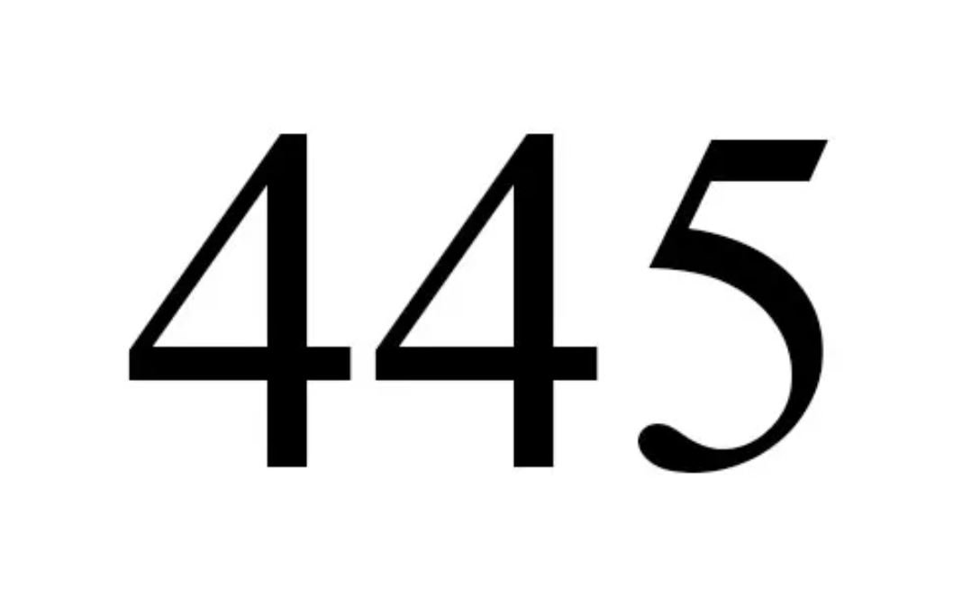 445 Betekenis